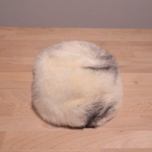 Fur hat and shoulder wrap